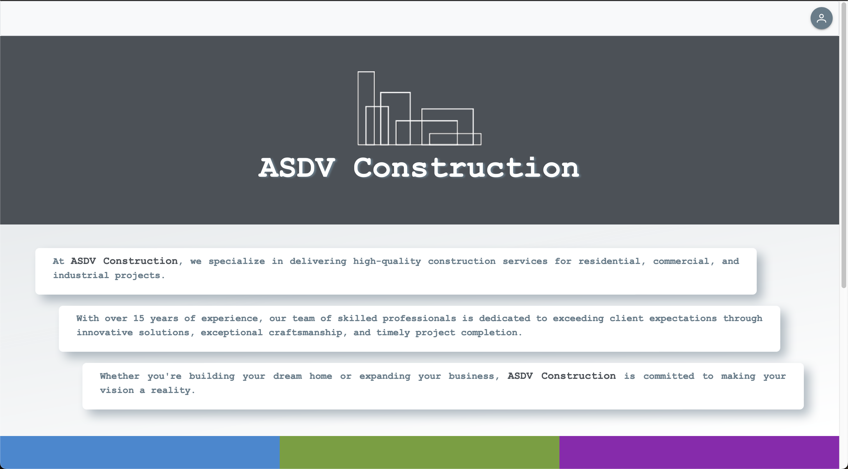 Portal home page 1 screenshot