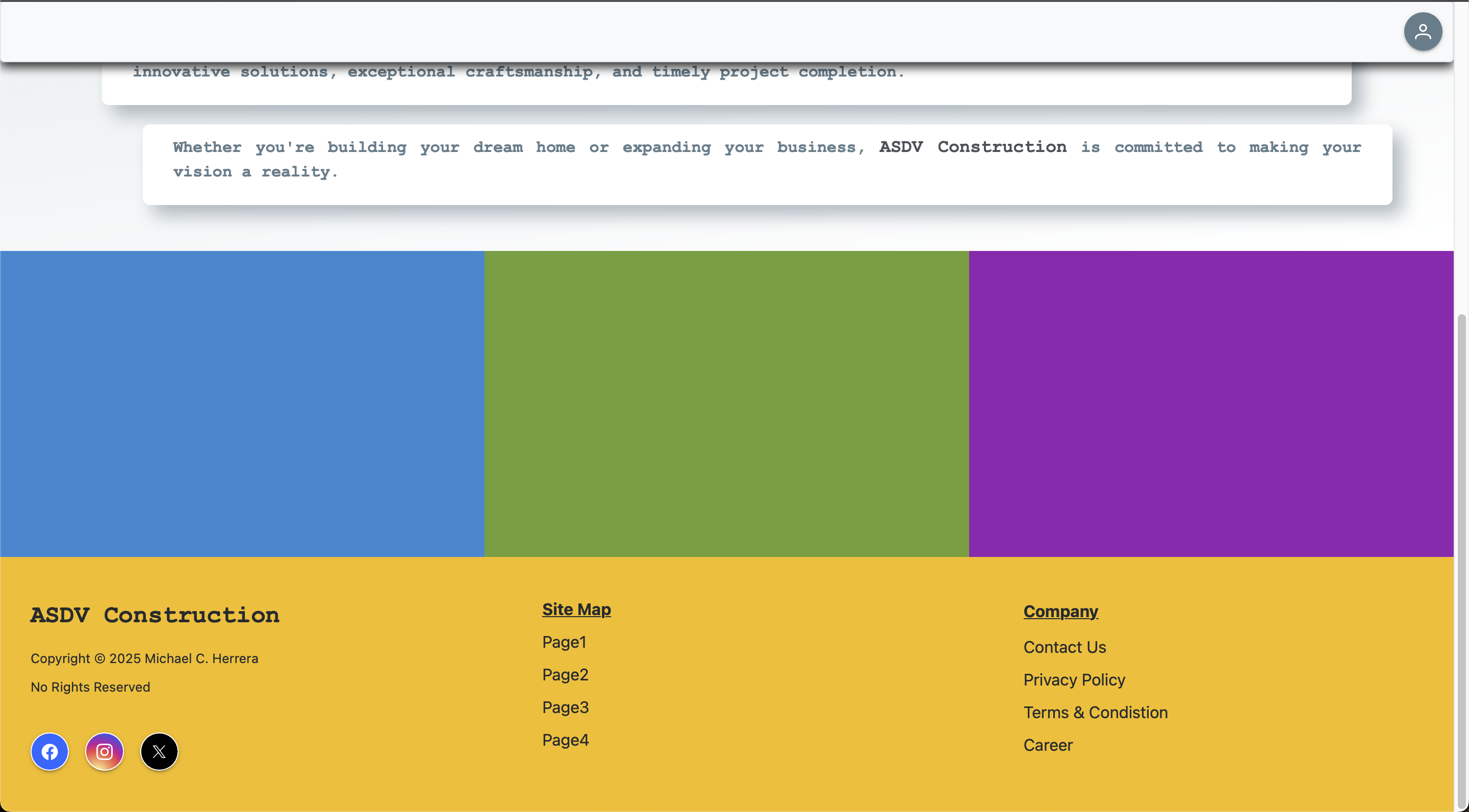 Portal home page 2 screenshot